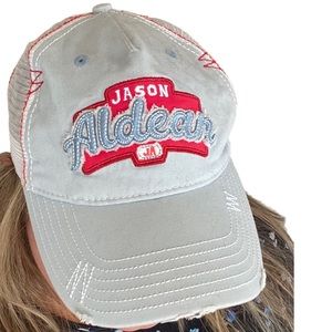 Jason Aldean She’s Country Embroidered Distressed Adjustable Trucker‎ Hat